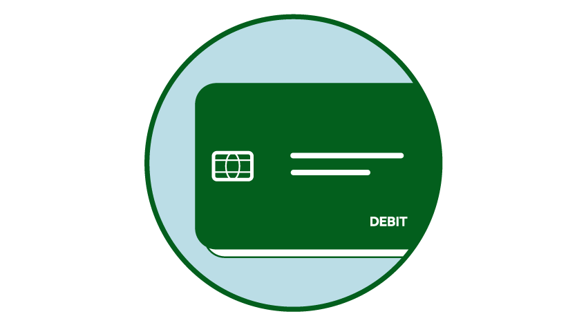 Debit card illustration