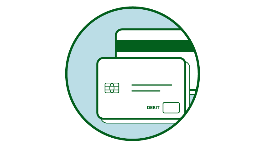 Debit card illustration